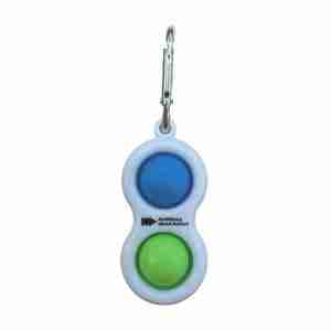 Dimple Pop Fidget Keyring