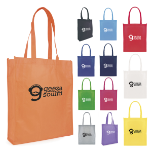 promotional reusable shopper bags in a selection of colours