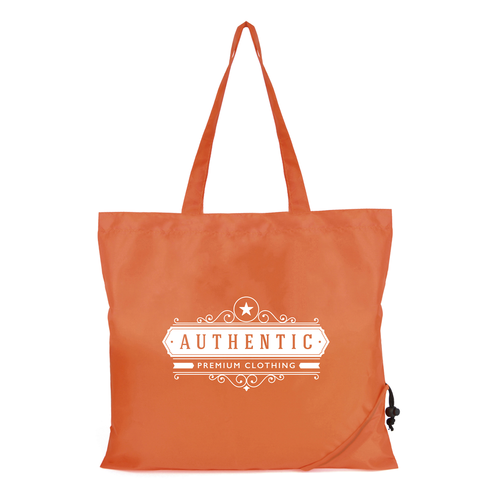 Bayford Foldable Shopping Bag 1 orange foldable shopping bag for promotional use